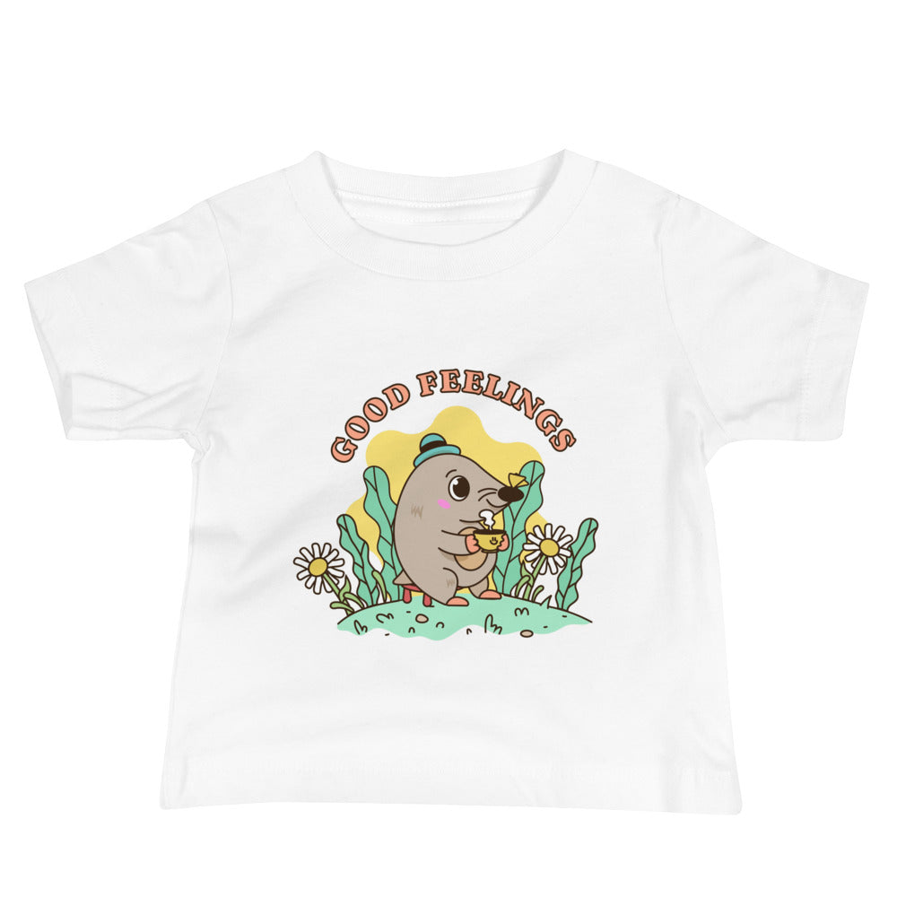 Good feelings | Baby Staple Tee | Bella + Canvas 3001B