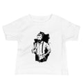 Black & White bearded man suit | Baby Staple Tee | Bella + Canvas 3001B