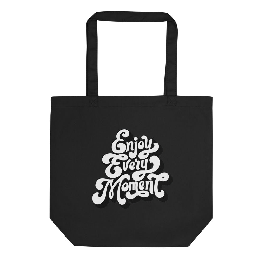 Enjoy every moments white | Eco Tote Bag | Econscious EC8000