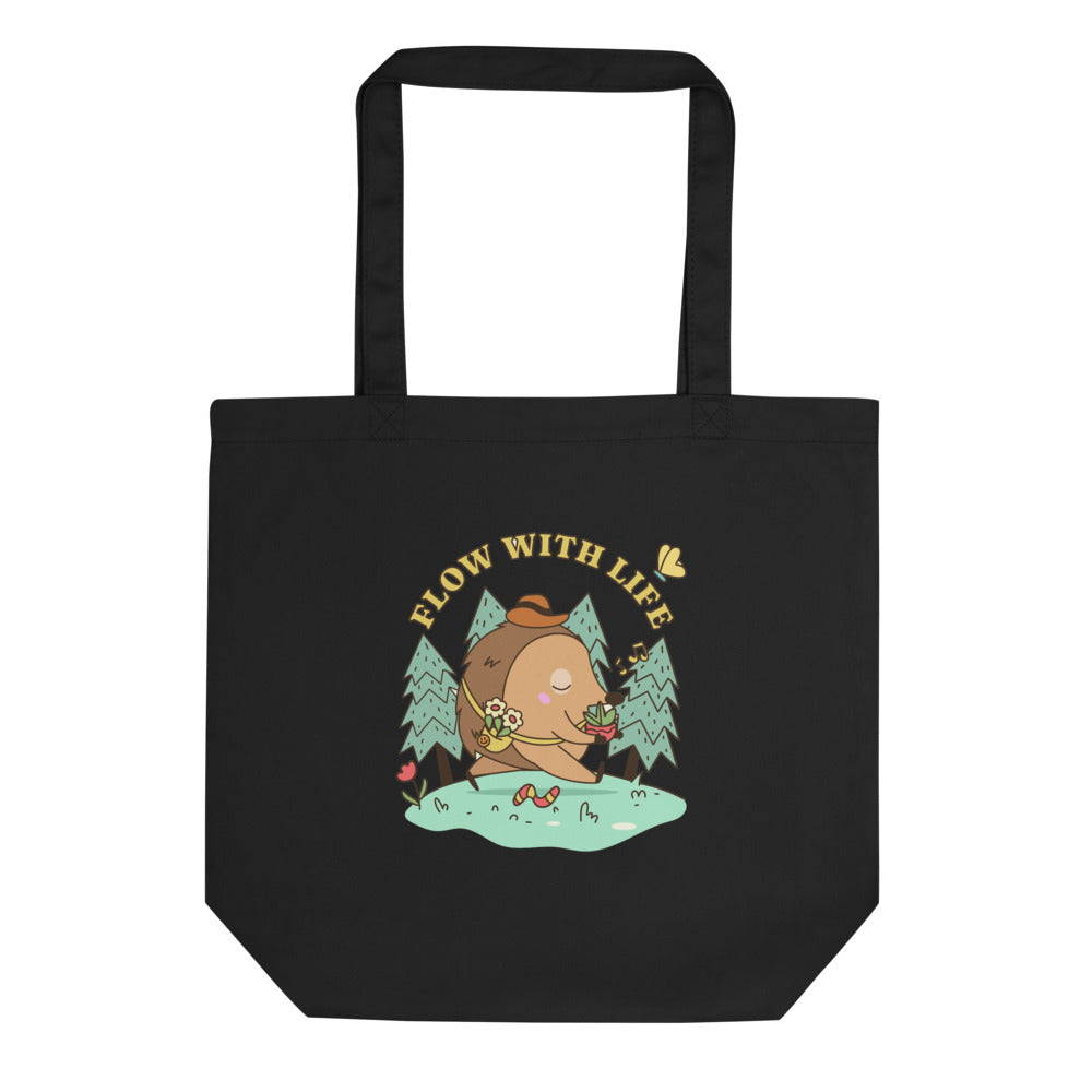 Flow with life | Eco Tote Bag | Econscious EC8000
