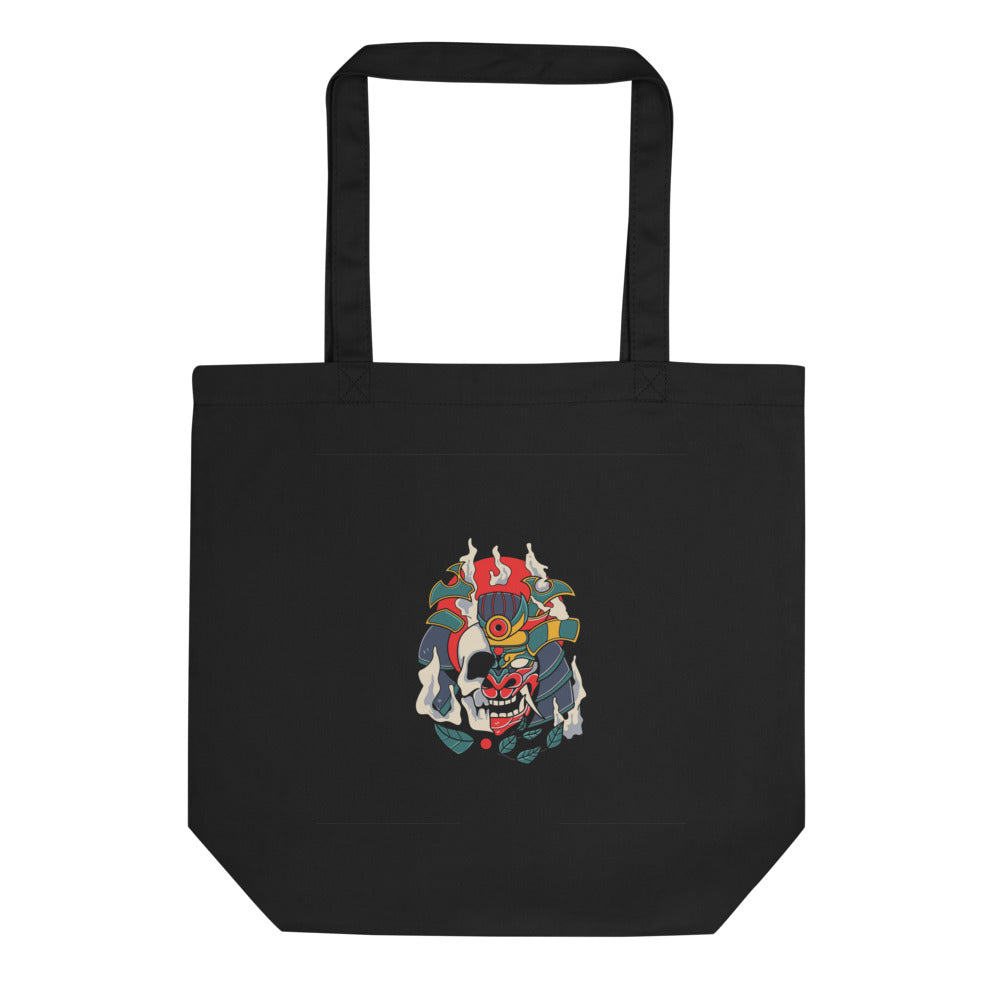 Samurai skull | Eco Tote Bag | Econscious EC8000