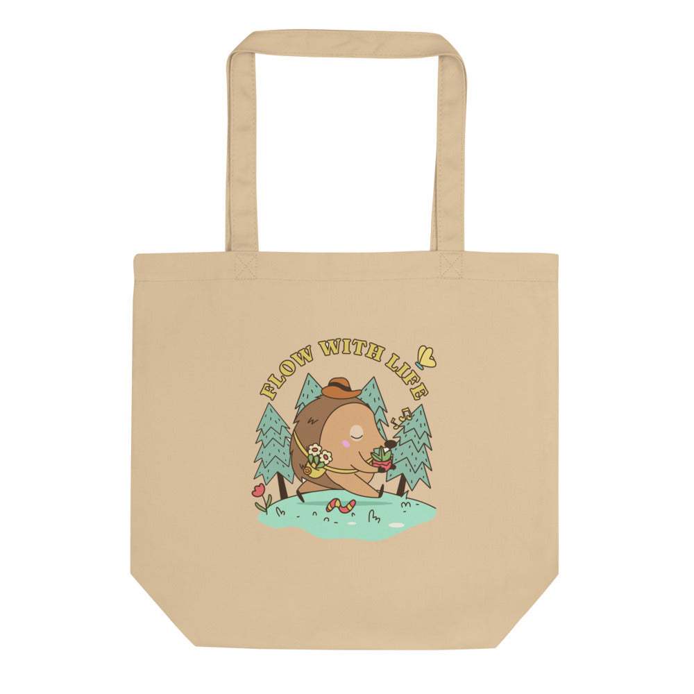 Flow with life | Eco Tote Bag | Econscious EC8000
