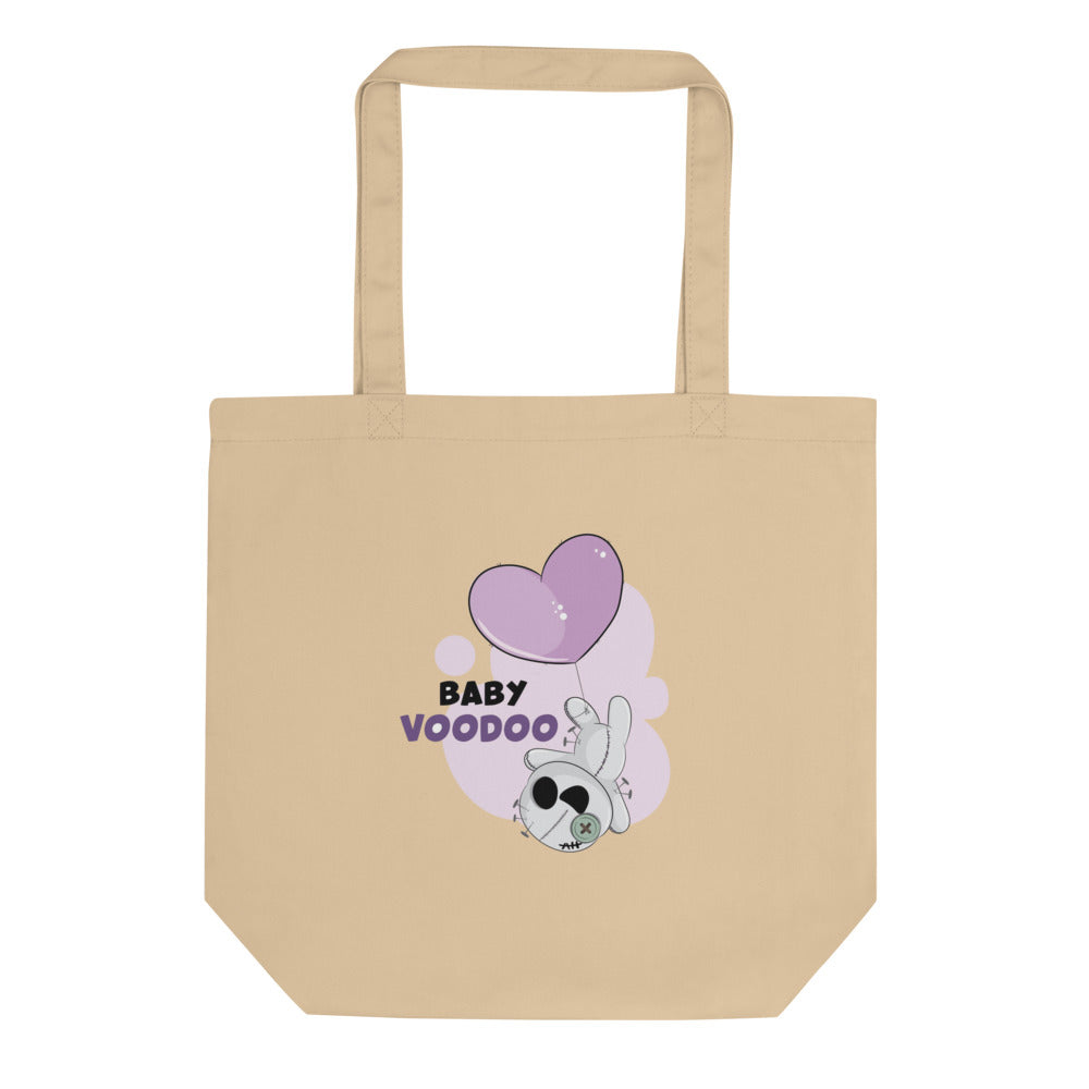 Ted heart - Baby voodoo | Eco Tote Bag | Econscious EC8000