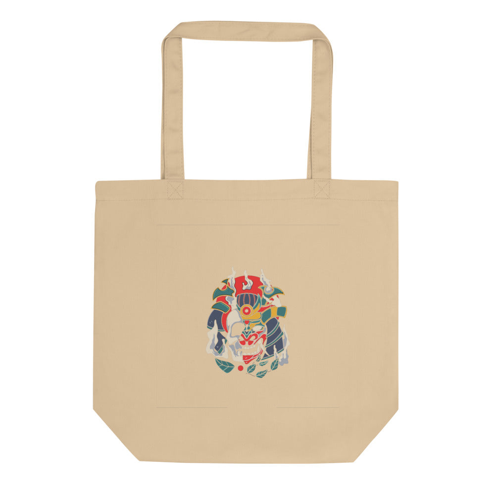 Samurai skull | Eco Tote Bag | Econscious EC8000