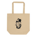 Black & White bearded man suit | Eco Tote Bag | Econscious EC8000