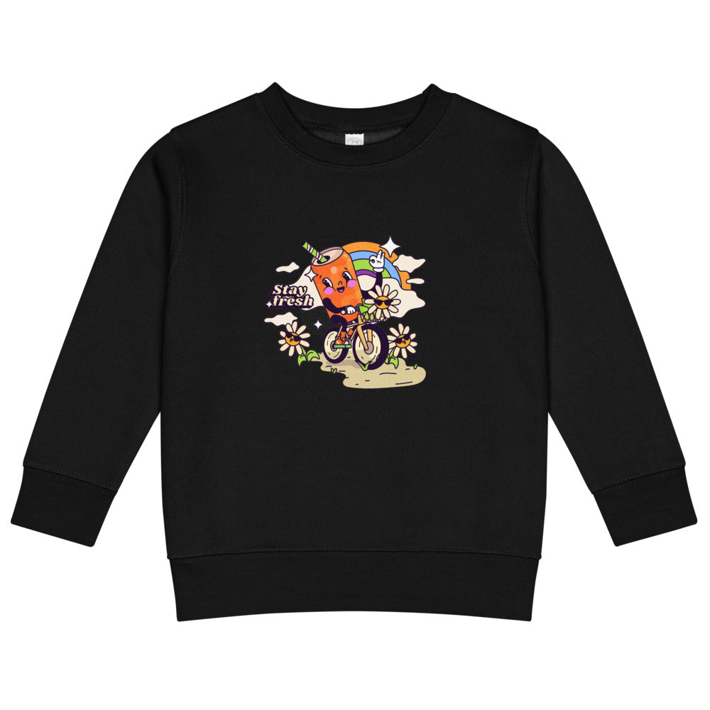Stay fresh | Kids Crew Neck Sweatshirt | Rabbit Skins 3317