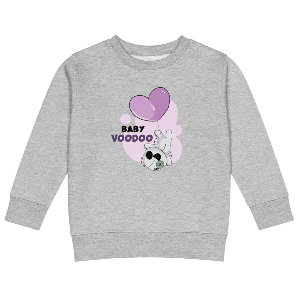 Ted heart - Baby voodoo | Kids Crew Neck Sweatshirt | Rabbit Skins 3317