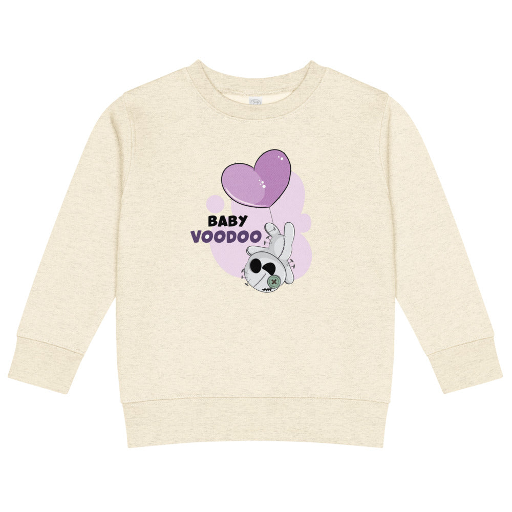 Ted heart - Baby voodoo | Kids Crew Neck Sweatshirt | Rabbit Skins 3317