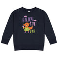 Orange fox - Ẹnoy the day | Kids Crew Neck Sweatshirt | Rabbit Skins 3317