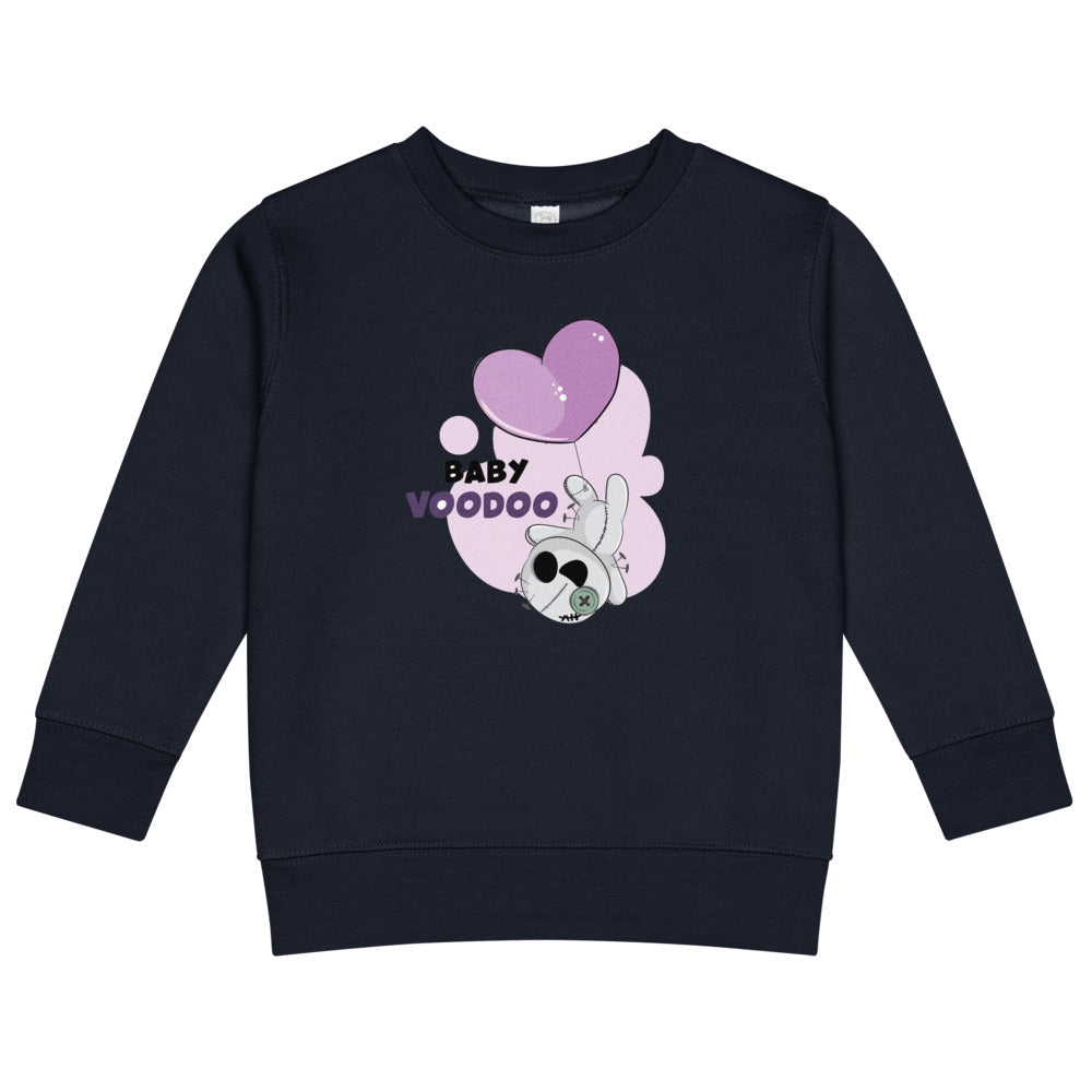 Ted heart - Baby voodoo | Kids Crew Neck Sweatshirt | Rabbit Skins 3317