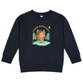 Flow with life | Kids Crew Neck Sweatshirt | Rabbit Skins 3317