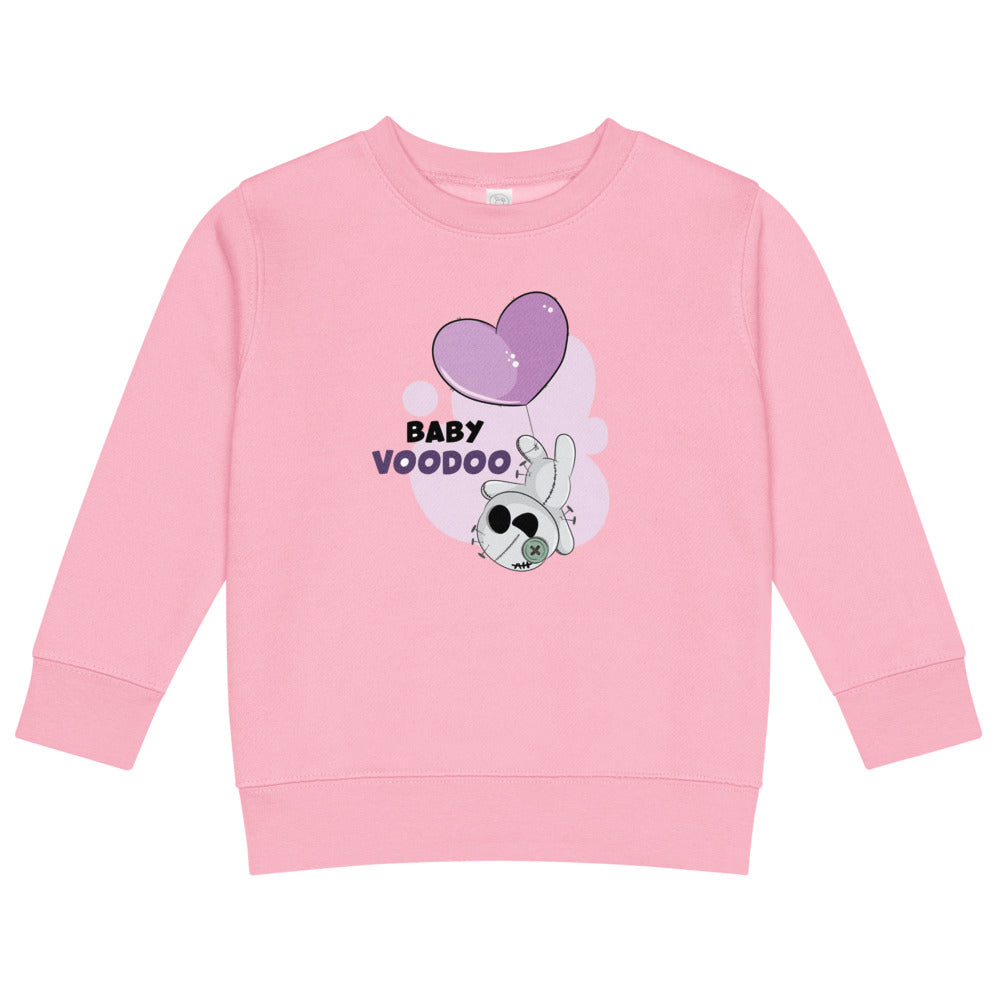 Ted heart - Baby voodoo | Kids Crew Neck Sweatshirt | Rabbit Skins 3317