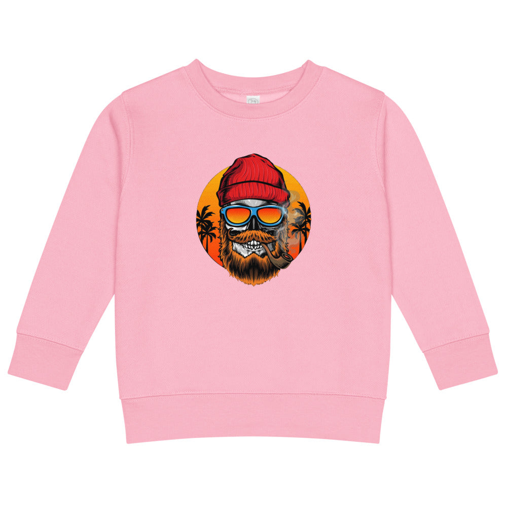 Bearded man | Kids Crew Neck Sweatshirt | Rabbit Skins 3317