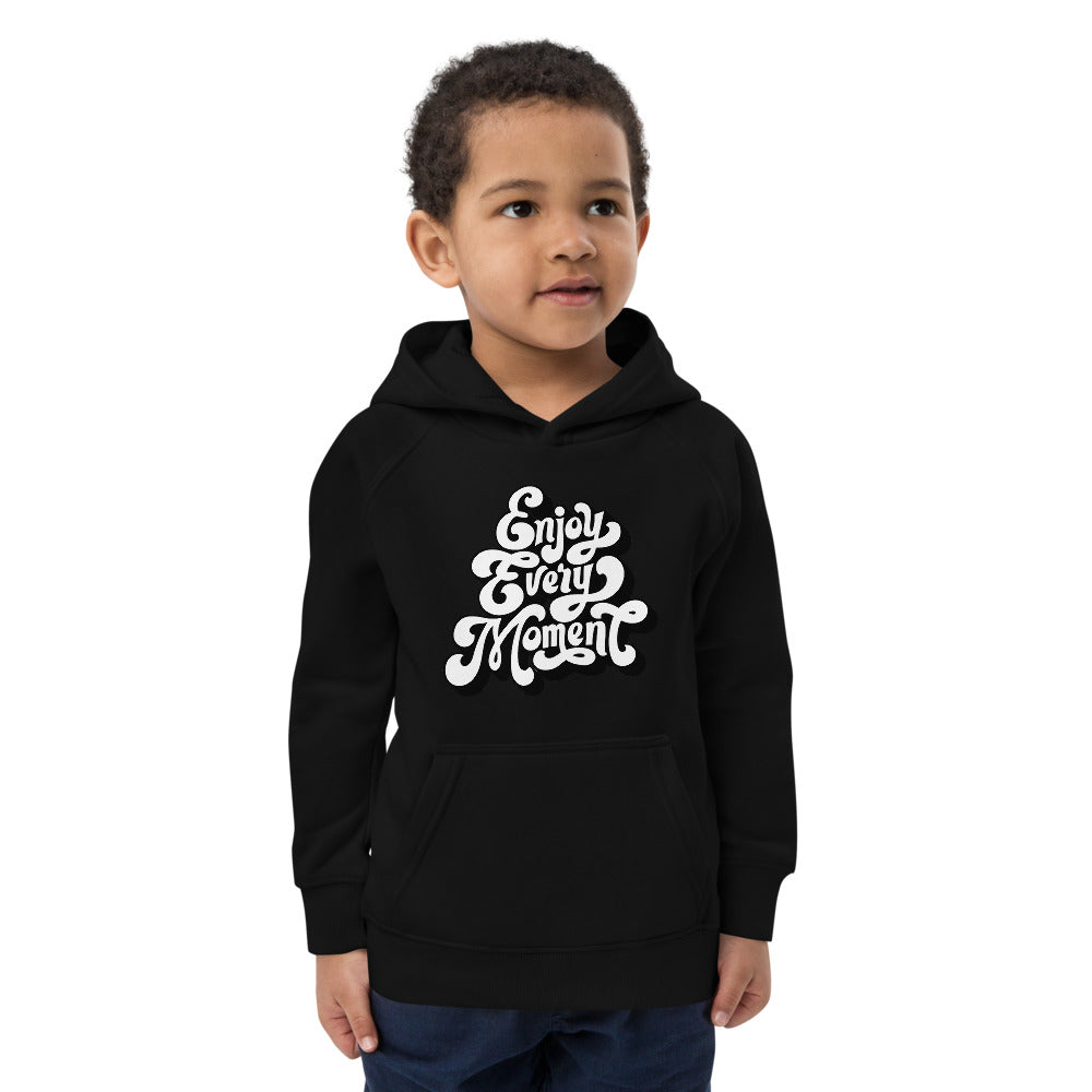 Enjoy every moments white | Kids Eco Hoodie | SOL'S 03576