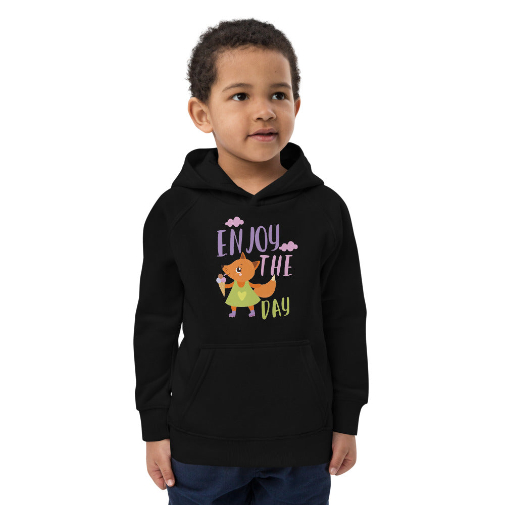 Orange fox - Ẹnoy the day | Kids Eco Hoodie | SOL'S 03576