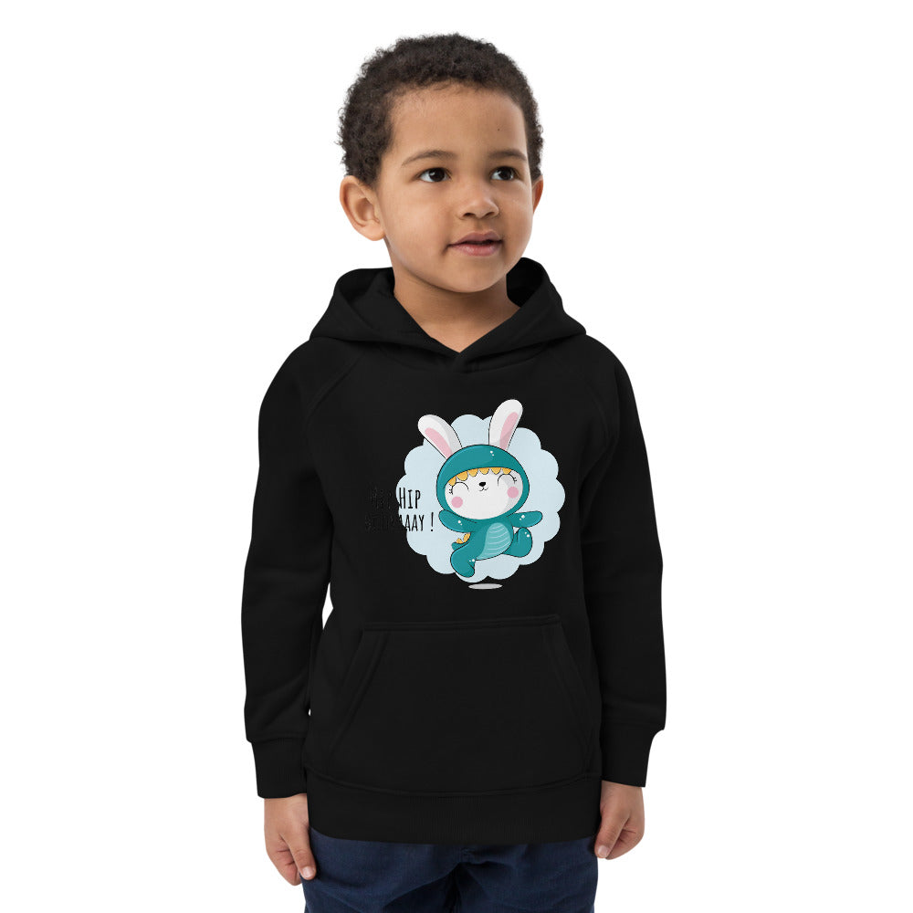 Green rabbit - HIP HIP HOORAAAY | Kids Eco Hoodie | SOL'S 03576