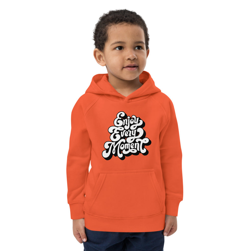Enjoy every moments white | Kids Eco Hoodie | SOL'S 03576