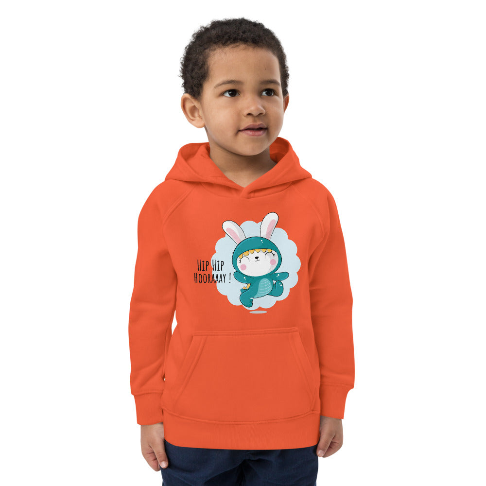 Green rabbit - HIP HIP HOORAAAY | Kids Eco Hoodie | SOL'S 03576