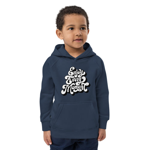 Enjoy every moments white | Kids Eco Hoodie | SOL'S 03576
