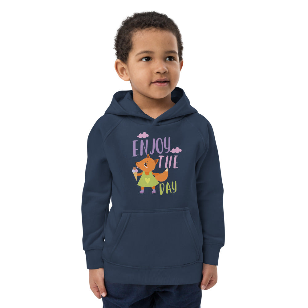 Orange fox - Ẹnoy the day | Kids Eco Hoodie | SOL'S 03576
