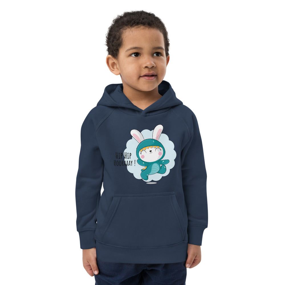 Green rabbit - HIP HIP HOORAAAY | Kids Eco Hoodie | SOL'S 03576