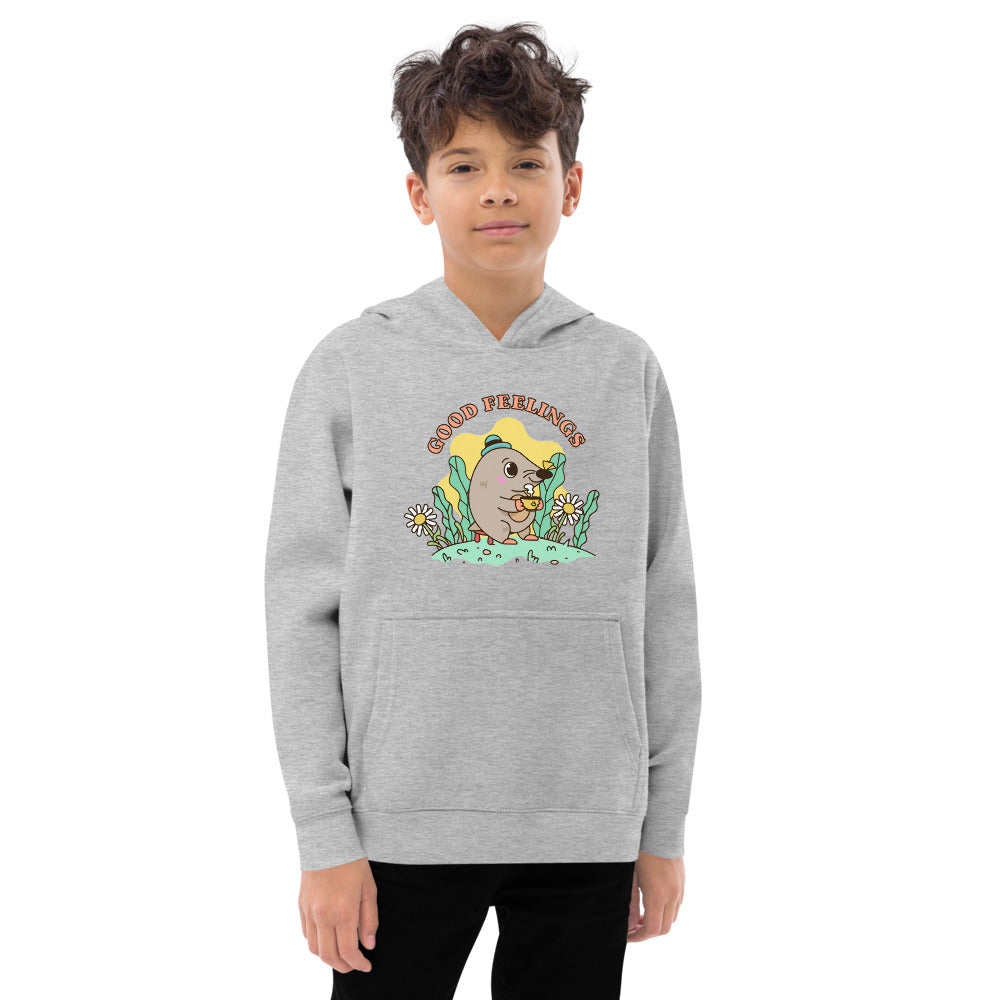 Good feelings | Kids Fleece Hoodie | Cotton Heritage Y2550