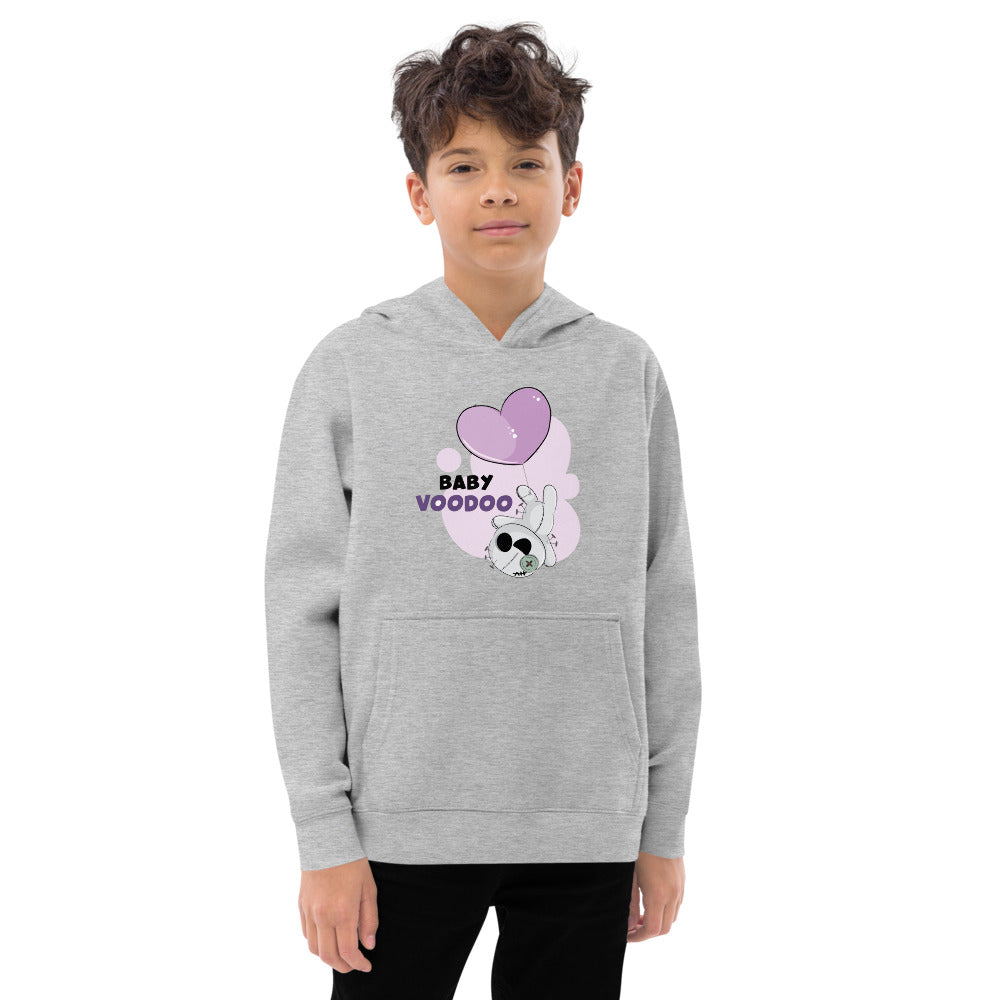 Ted heart - Baby voodoo | Kids Fleece Hoodie | Cotton Heritage Y2550