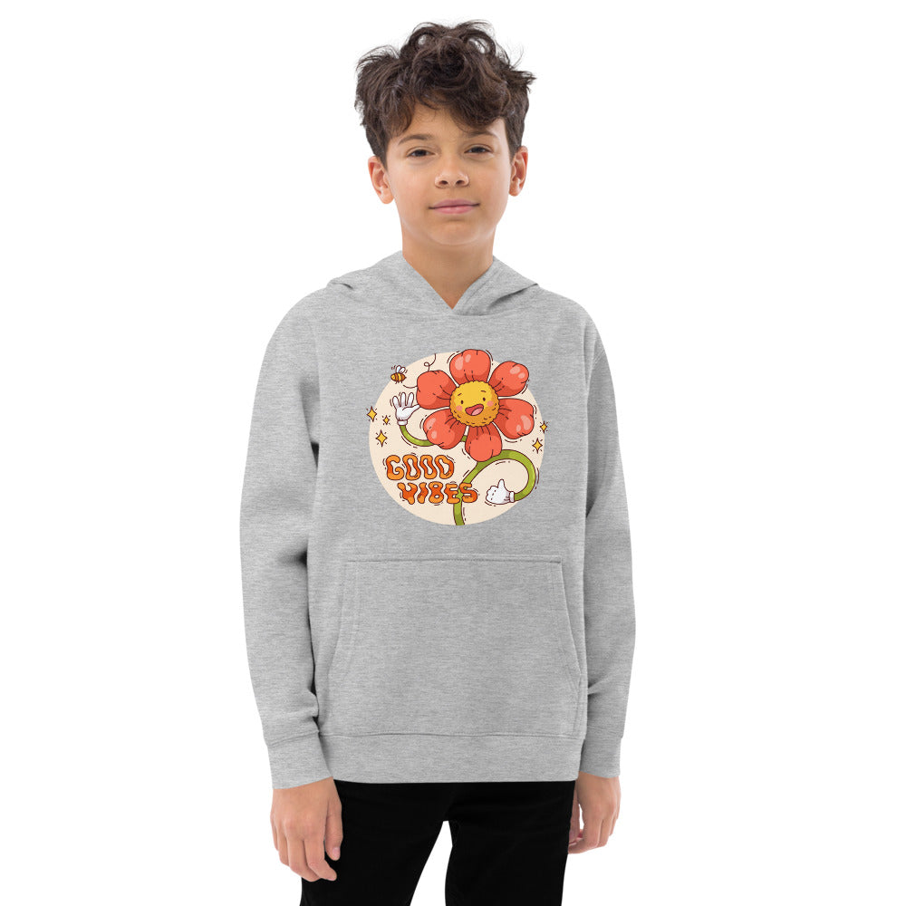 Good vides | Kids Fleece Hoodie | Cotton Heritage Y2550