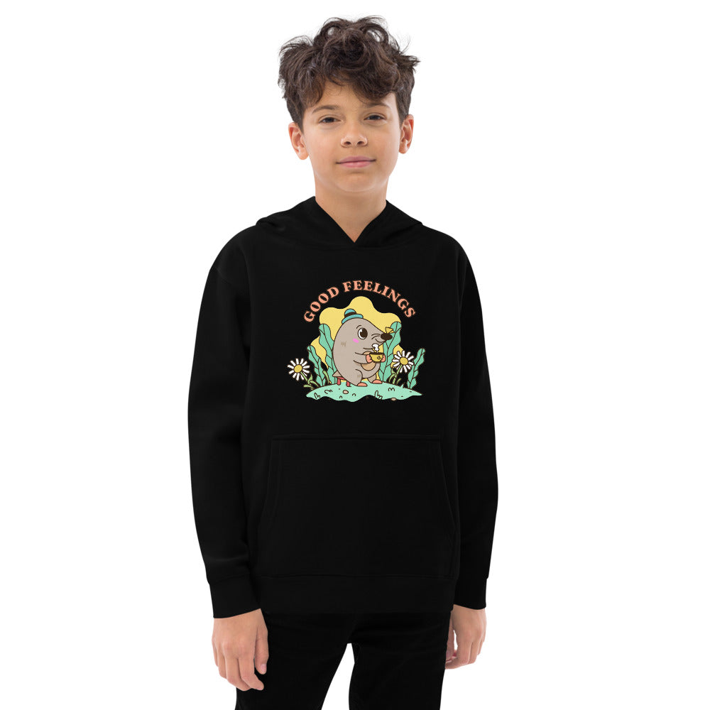 Good feelings | Kids Fleece Hoodie | Cotton Heritage Y2550
