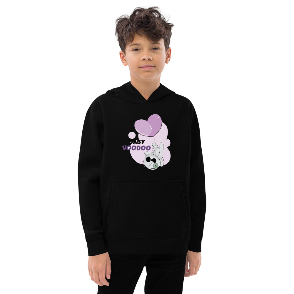 Ted heart - Baby voodoo | Kids Fleece Hoodie | Cotton Heritage Y2550