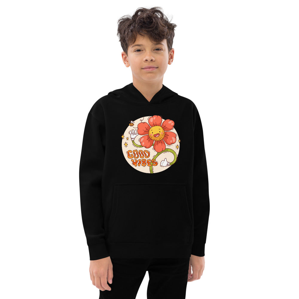 Good vides | Kids Fleece Hoodie | Cotton Heritage Y2550