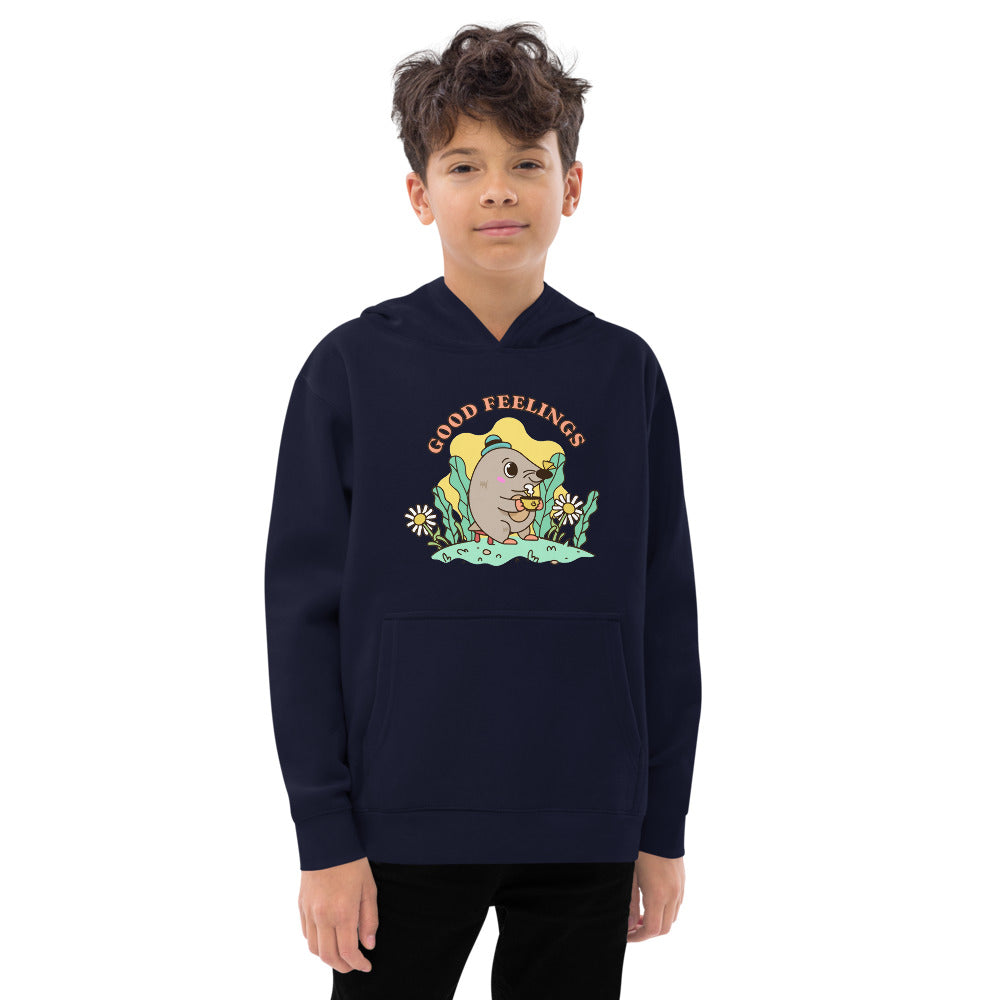 Good feelings | Kids Fleece Hoodie | Cotton Heritage Y2550