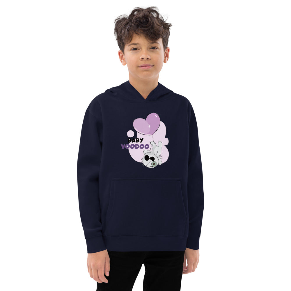 Ted heart - Baby voodoo | Kids Fleece Hoodie | Cotton Heritage Y2550