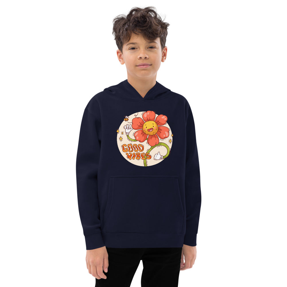 Good vides | Kids Fleece Hoodie | Cotton Heritage Y2550