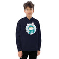 Green rabbit - HIP HIP HOORAAAY | Kids Fleece Hoodie | Cotton Heritage Y2550