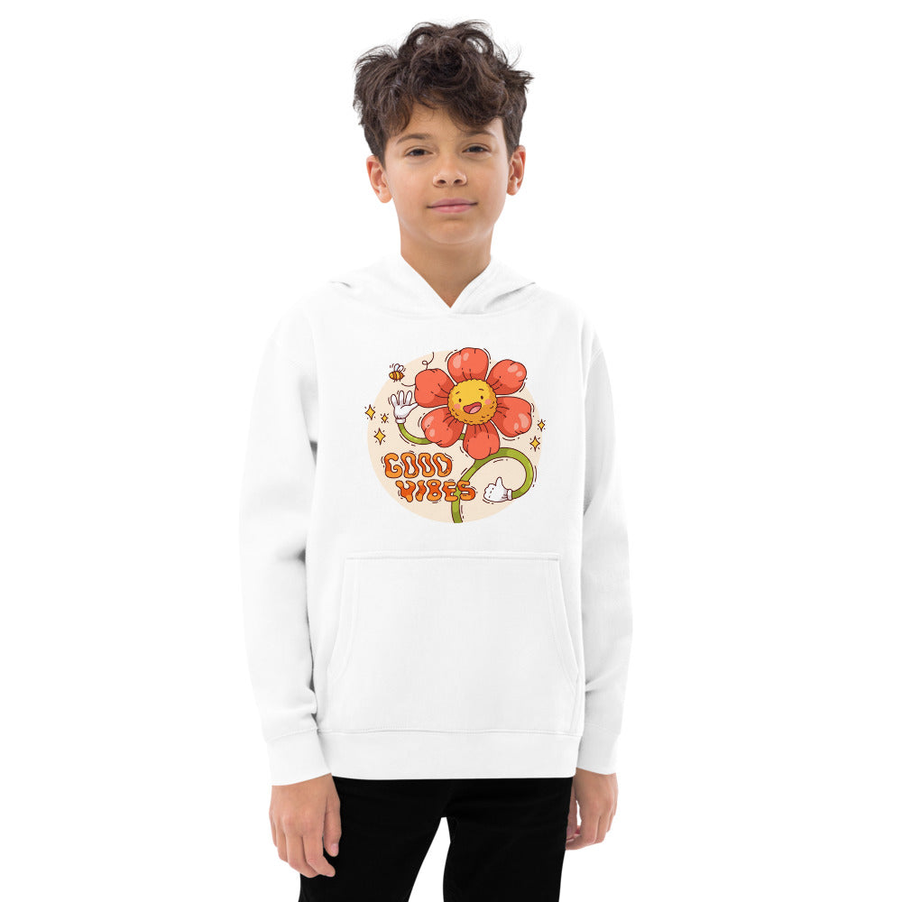 Good vides | Kids Fleece Hoodie | Cotton Heritage Y2550