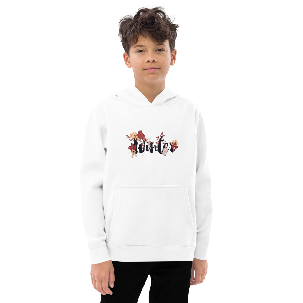 Winter | Kids Fleece Hoodie | Cotton Heritage Y2550