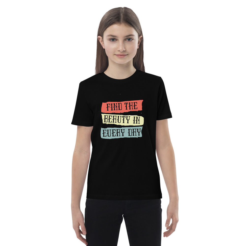 Find the beauty in every day | Kids Organic Cotton Mini Creator 2.0 T-Shirt | Stanley/Stella STTK184