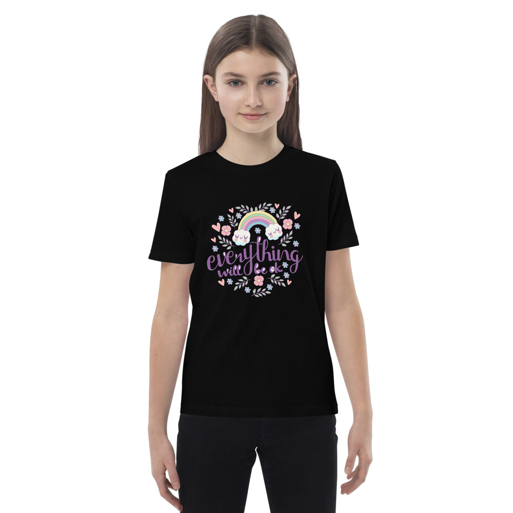 Rainbow - Everything will be ok | Kids Organic Cotton Mini Creator 2.0 T-Shirt | Stanley/Stella STTK184