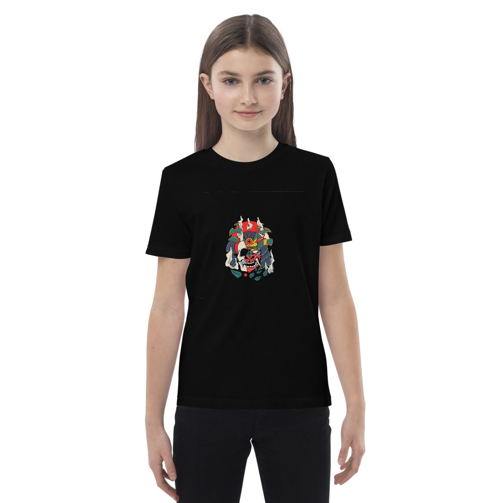 Samurai skull | Kids Organic Cotton Mini Creator 2.0 T-Shirt | Stanley/Stella STTK184