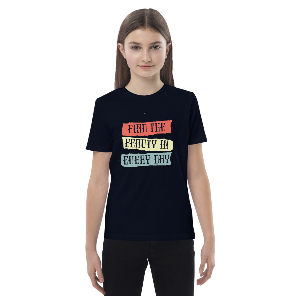 Find the beauty in every day | Kids Organic Cotton Mini Creator 2.0 T-Shirt | Stanley/Stella STTK184