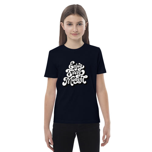 Enjoy every moments white | Kids Organic Cotton Mini Creator 2.0 T-Shirt | Stanley/Stella STTK184