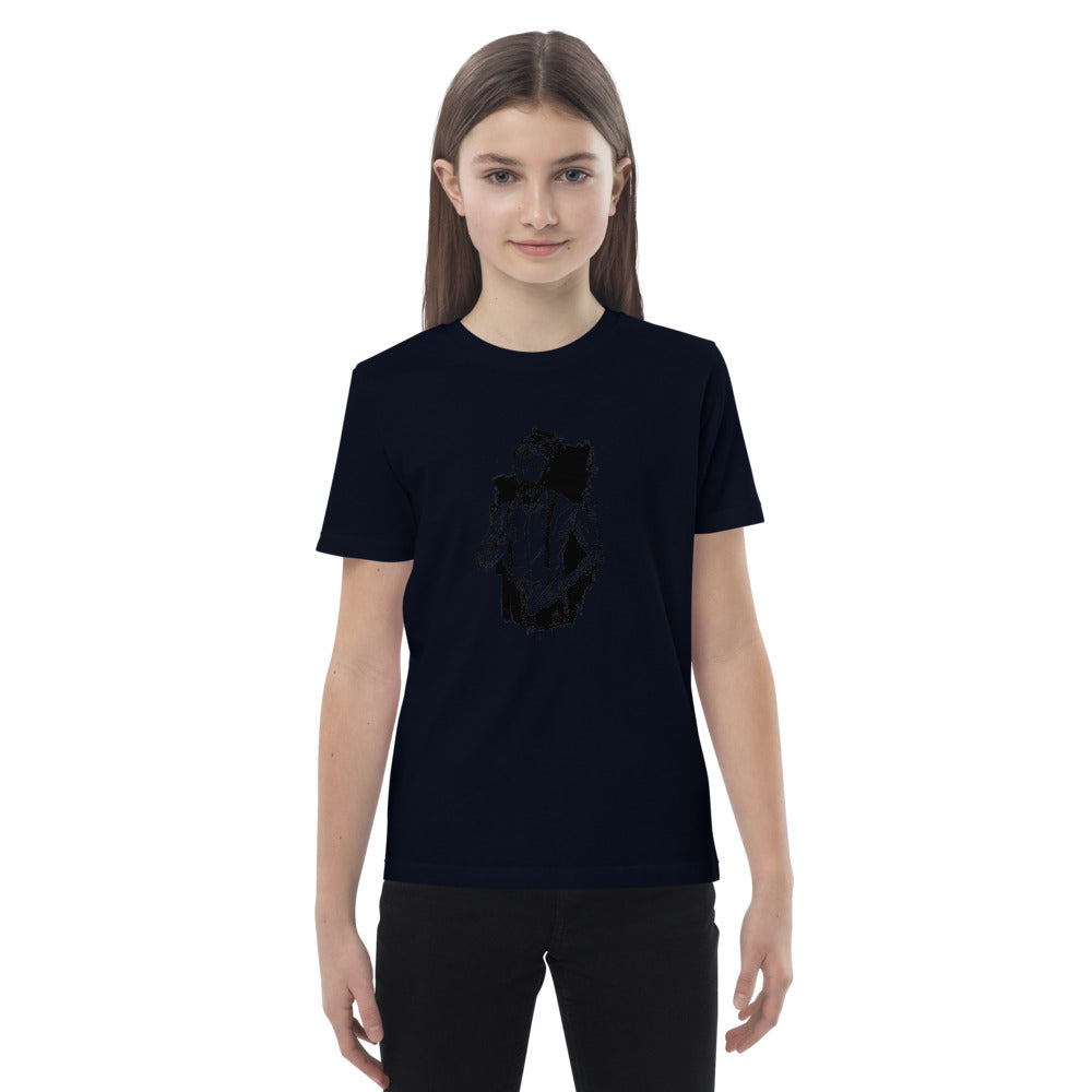 Black & White bearded man suit | Kids Organic Cotton Mini Creator 2.0 T-Shirt | Stanley/Stella STTK184