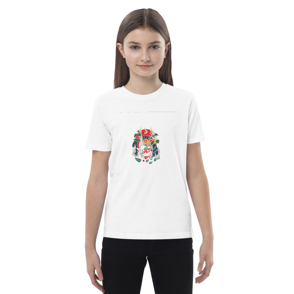 Samurai skull | Kids Organic Cotton Mini Creator 2.0 T-Shirt | Stanley/Stella STTK184