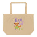 Orange fox - Ẹnoy the day | Large Eco Tote | Econscious EC8001