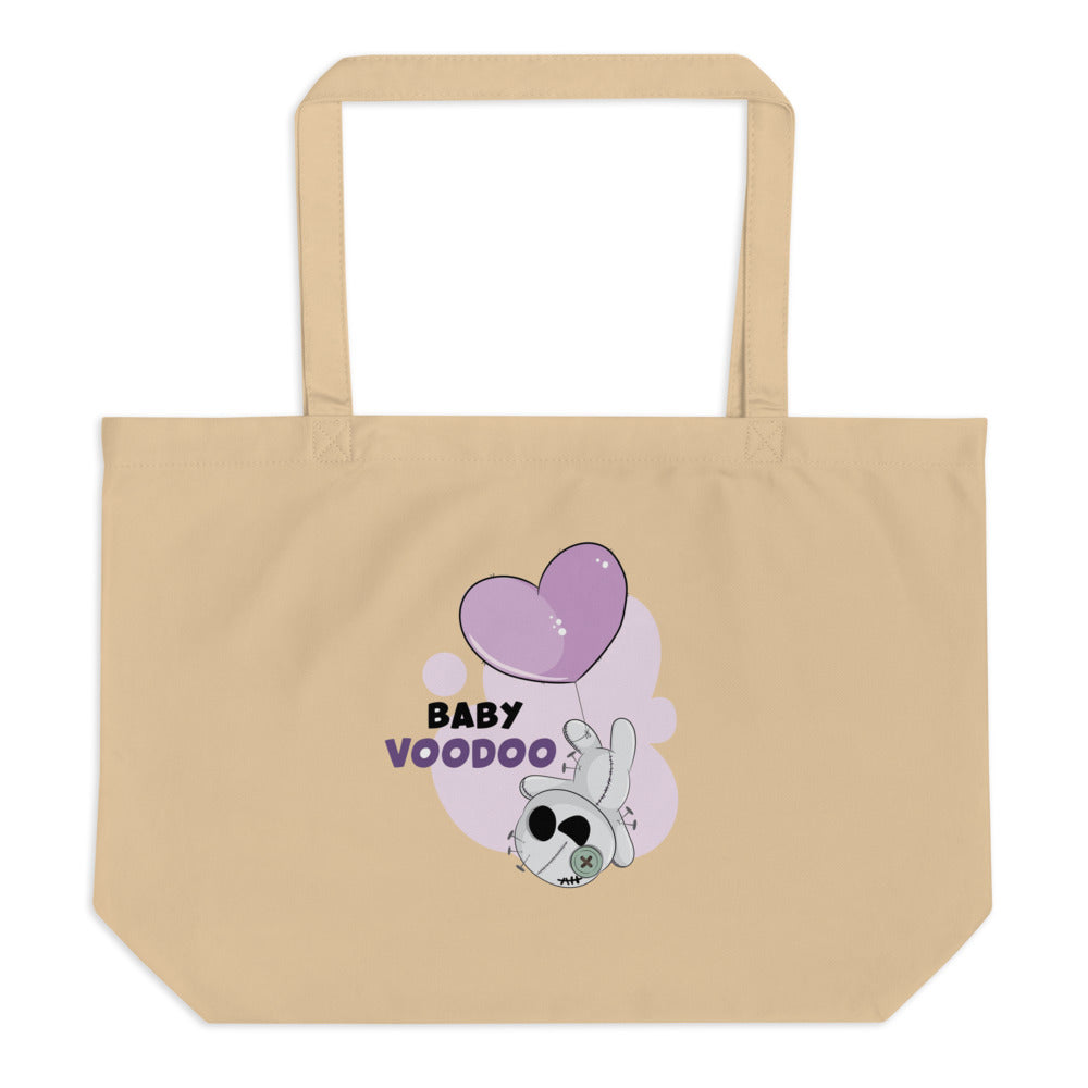 Ted heart - Baby voodoo | Large Eco Tote | Econscious EC8001