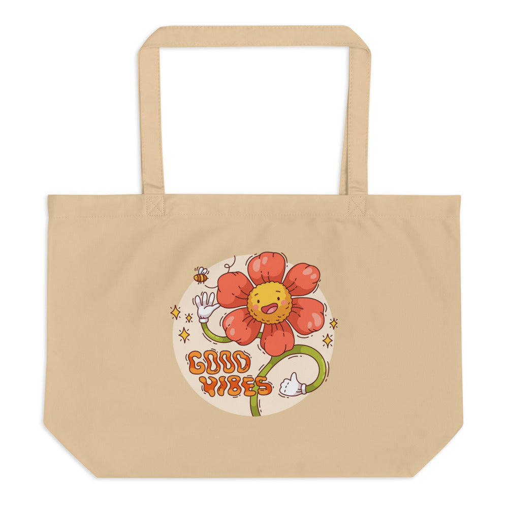 Good vides | Large Eco Tote | Econscious EC8001