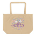 Rainbow - Everything will be ok | Large Eco Tote | Econscious EC8001