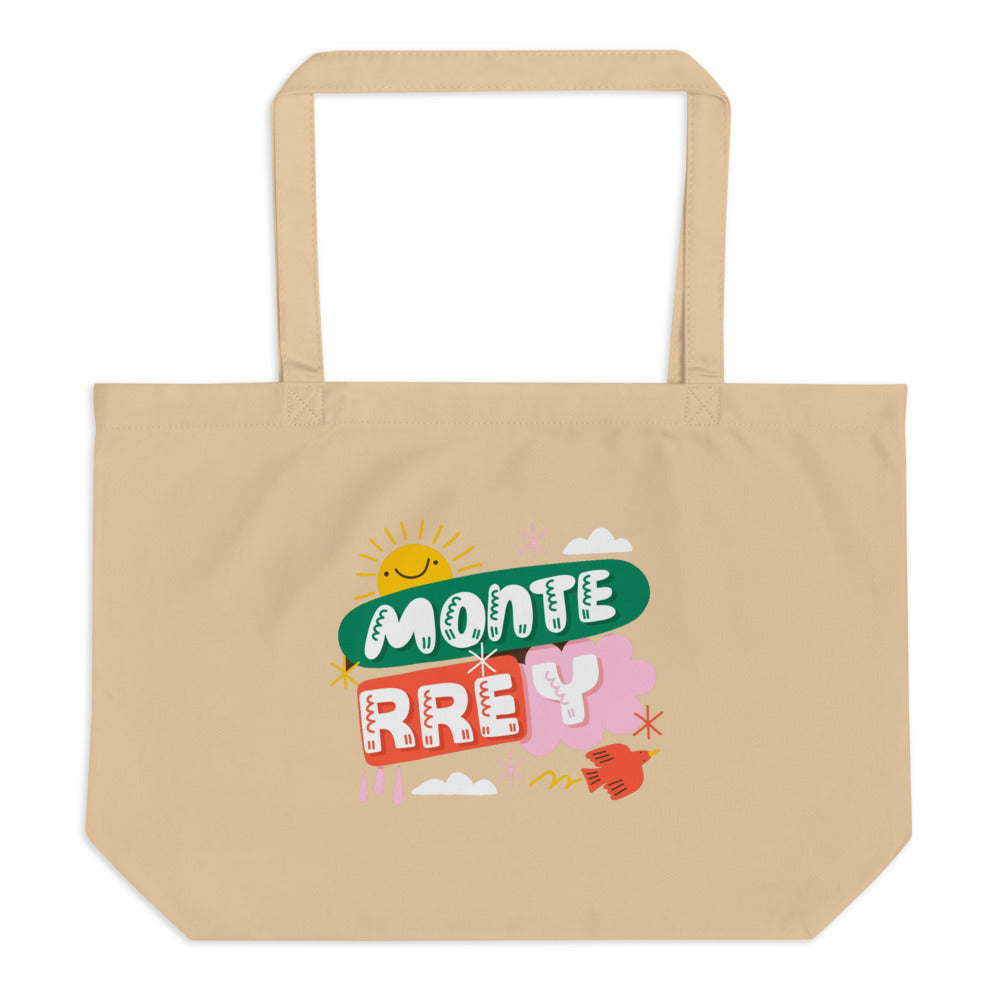 Monte rrey | Large Eco Tote | Econscious EC8001