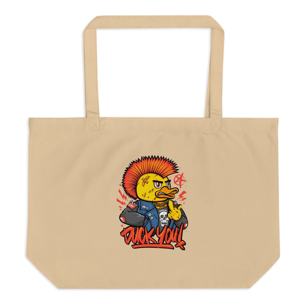 Duck you | Large Eco Tote | Econscious EC8001